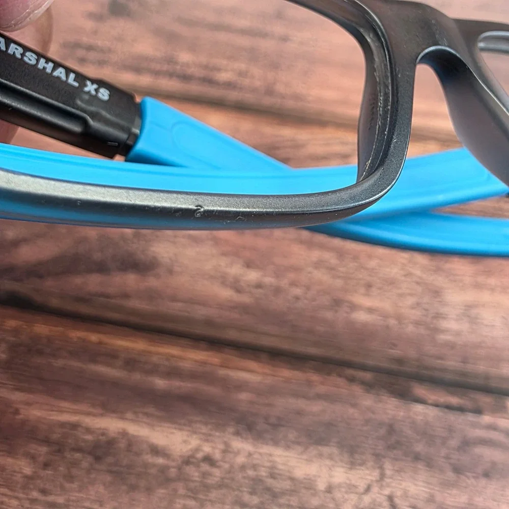 Oakley Marshal XS OY8005-0247 Satin Grey Smoke Blue Eyeglasses 47-14-128